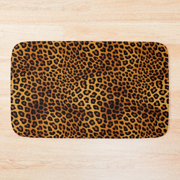 Item preview, Faux/Fake Fur Leopard Gold Fabric designed and sold by weirdcorner.