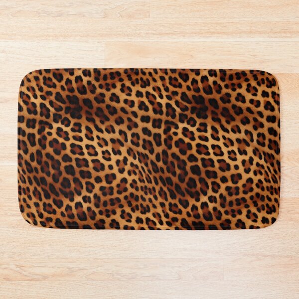 Item preview, Faux/Fake Fur Leopard Gold Fabric designed and sold by weirdcorner.