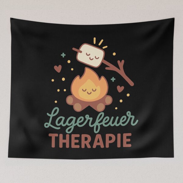 Item preview, Campfire Therapy Camping Adventure Camper Nature designed and sold by LuminOrb.