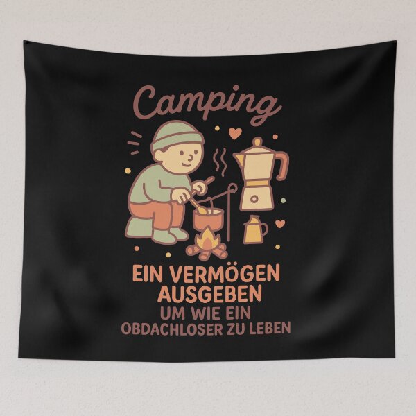 Item preview, Camping a life without a home funny camper saying designed and sold by LuminOrb.