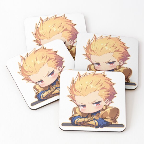 Item preview, Gilgamesh Chibi King Hero Fate Stay Night Anime designed and sold by B5fivemerch.