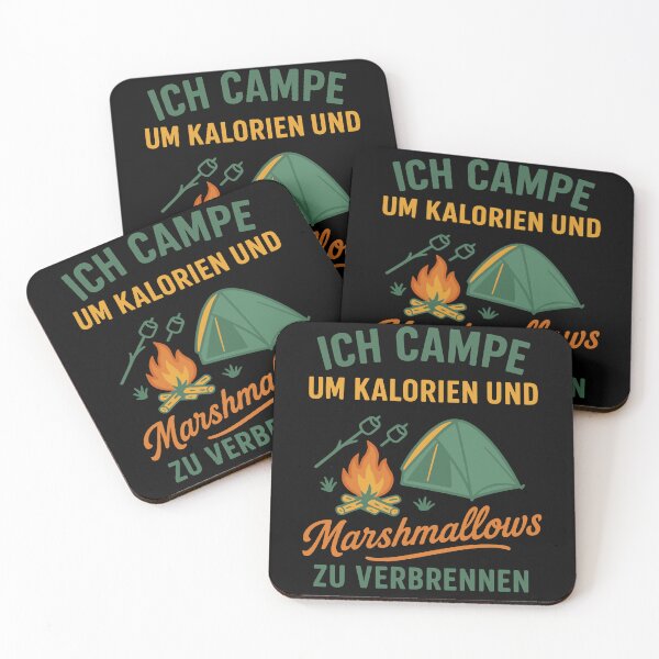 Item preview, I camp to burn calories camping holiday designed and sold by LuminOrb.