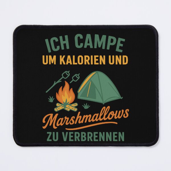 Item preview, I camp to burn calories camping holiday designed and sold by LuminOrb.