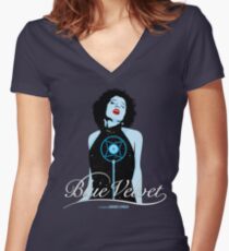 Blue Velvet - Dorothy Vallens Women's Fitted V-Neck T-Shirt