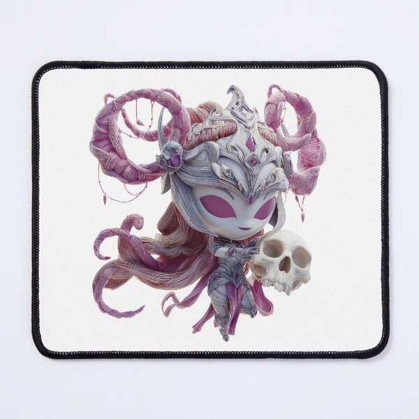 Item preview, Hekate Chibi – Cute Halloween Witch Goddess with Skull and Magic Power designed and sold by GoldenChiArt.