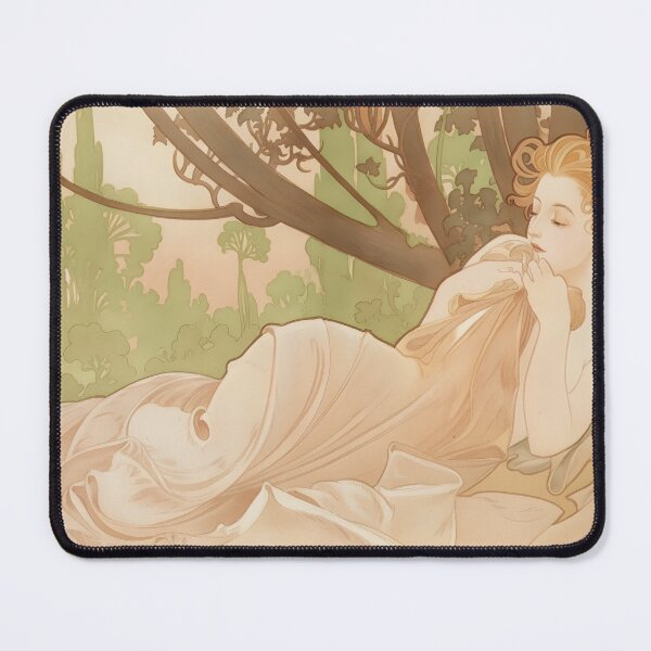 Item preview, Revisiting Mucha (repainting a picture from about 1900) designed and sold by OzCamera.