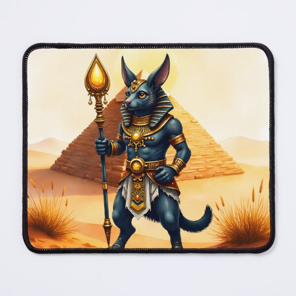 Item preview, Cartoon Anubis – Egyptian God of the Afterlife designed and sold by nicky2342.