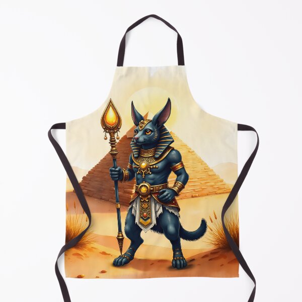 Item preview, Cartoon Anubis – Egyptian God of the Afterlife designed and sold by nicky2342.