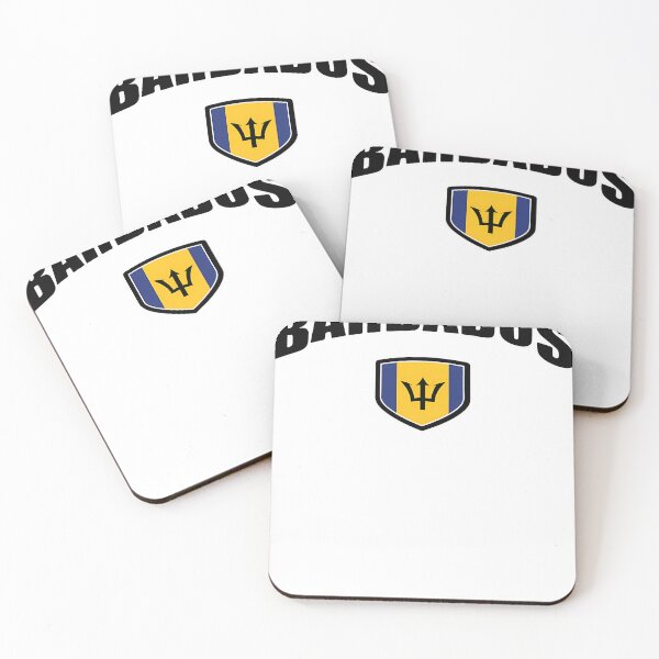 Item preview, Barbados Sport With Patriotic Flag Shield designed and sold by UBALDOQUIROSHOP.