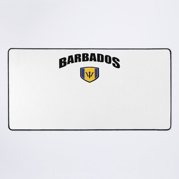 Item preview, Barbados Sport With Patriotic Flag Shield designed and sold by UBALDOQUIROSHOP.