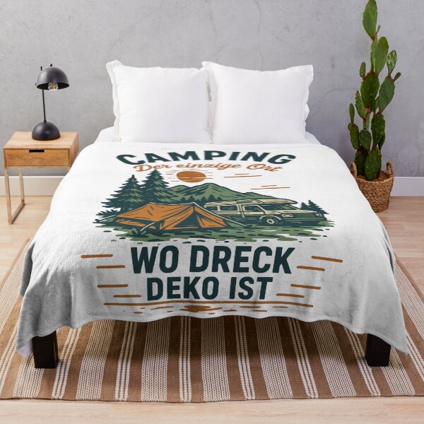 Item preview, Camping The Only Place Where Dirt Decoration Is Funnier designed and sold by LuminOrb.