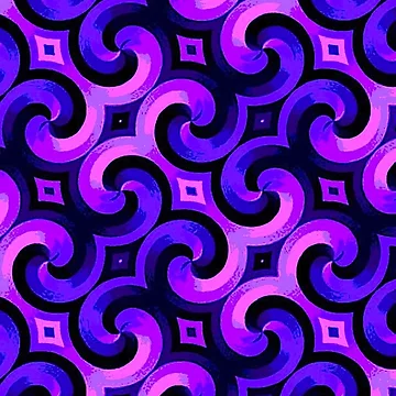 Artwork thumbnail, Violet Pattern by ViaARTfactory