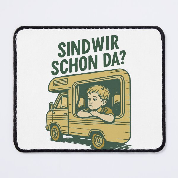 Item preview, Are We There Yet? funny camping RV designed and sold by LuminOrb.