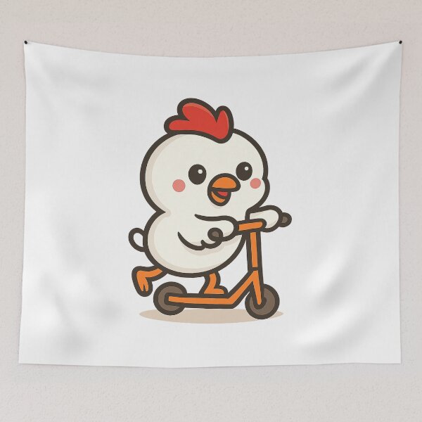 Item preview, Pollo Scooter Dash designed and sold by PlanetBoi.