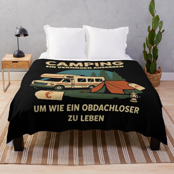 Item preview, Camping Spending Fortune to Be Homeless designed and sold by LuminOrb.