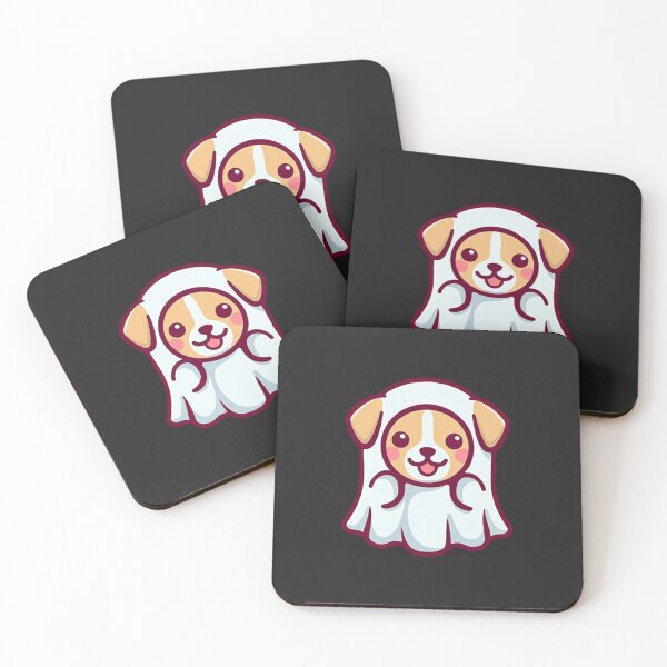 Item preview, Funny Chibi Puppy Ghost | Cute Kawaii Halloween Design designed and sold by ColorSplash123.