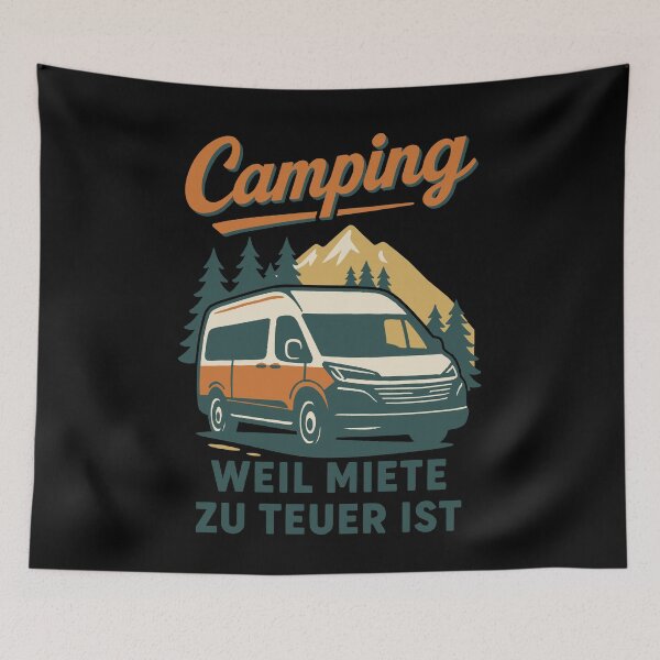 Item preview, Camping Because Rent Is Too Expensive Adventure Camping designed and sold by LuminOrb.