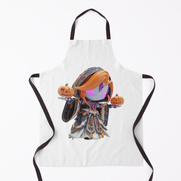 Item preview, Hekate Chibi – Cute Halloween Witch Goddess with Pumpkins designed and sold by GoldenChiArt.