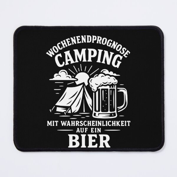 Item preview, Camping Weekend Forecast With Beer designed and sold by LuminOrb.