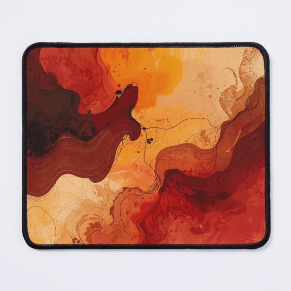 Item preview, Golden Autumn Rust Abstract designed and sold by ArtBySylvia.
