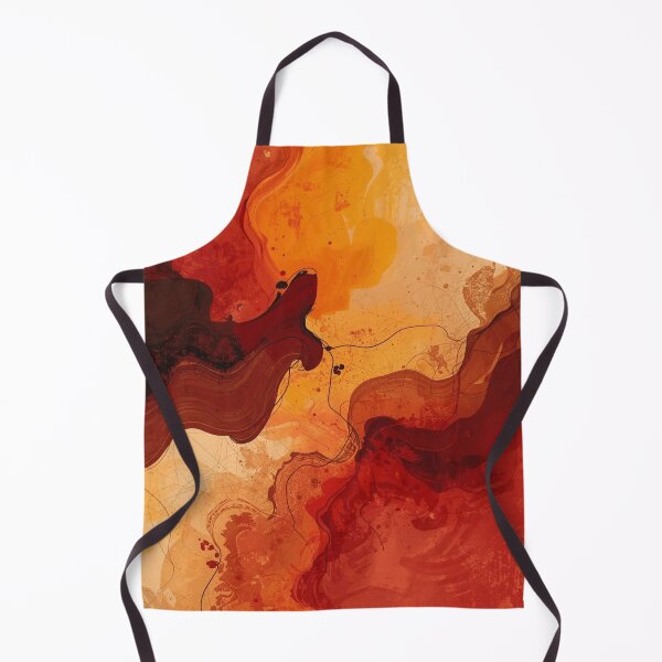 Item preview, Golden Autumn Rust Abstract designed and sold by ArtBySylvia.