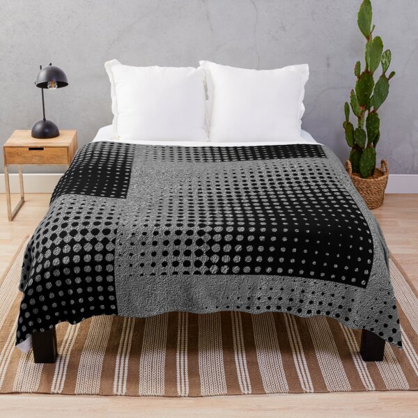 Item preview, Silver black halftone designed and sold by Bazarstreet.