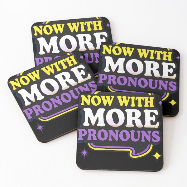 Item preview, Now With More Pronouns  Nonbinary Pride Design designed and sold by BruiningaDusk.