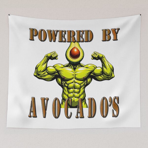 Item preview, POWERED BY AVOCADO'S, Green designed and sold by Huskyyy Designs.