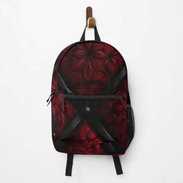 Item preview, Crimson Leather Grid designed and sold by Kaleidoscope Print.