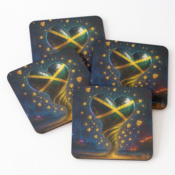 Item preview, Jamaican Tornado Heart – Glittering Love Explosion designed and sold by DuttyLion.