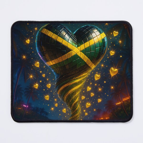 Item preview, Jamaican Tornado Heart – Glittering Love Explosion designed and sold by DuttyLion.