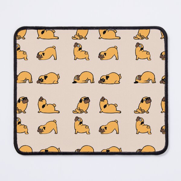Item preview, Pug Yoga for Lower Back  designed and sold by Huebucket.
