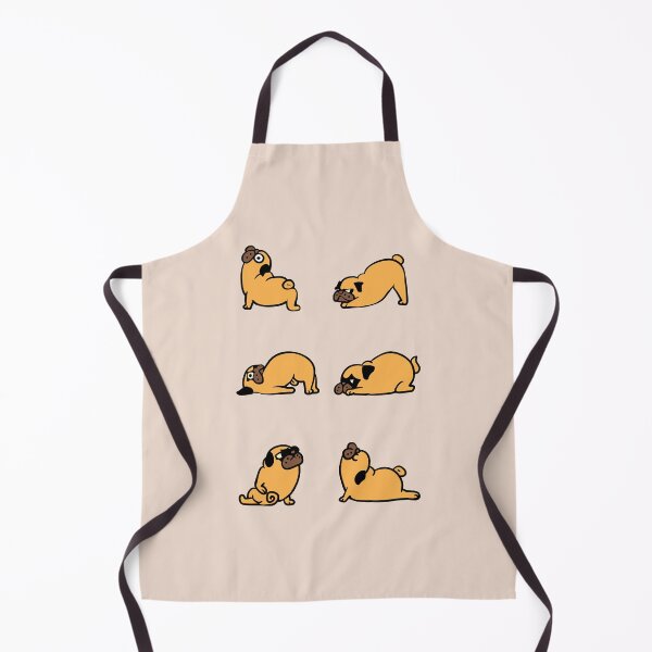 Item preview, Pug Yoga for Lower Back designed and sold by Huebucket.