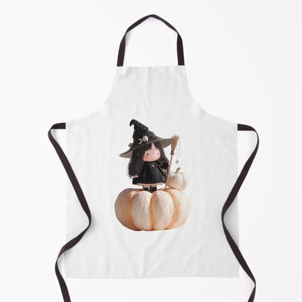 Item preview, Hekate Chibi – Cute Halloween Witch Goddess Sitting on Pumpkin designed and sold by GoldenChiArt.