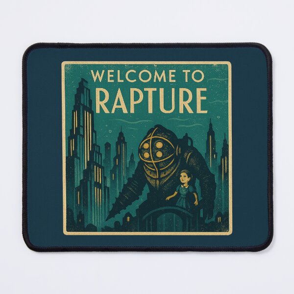 Item preview, Welcome to Rapture – Vintage Art Deco Travel Poster designed and sold by Bratak.