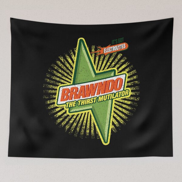 Item preview, Brawndo The Thirst Mutilator Logo It's Got Electrolytes designed and sold by ThreadNovaCraze.