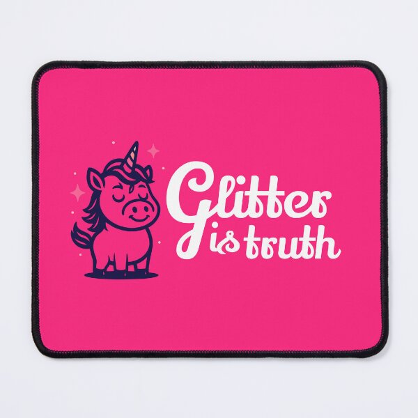 Item preview, The Vivid Pink Parade Unicorn - Equus Glitterus designed and sold by Cookies Rider Store.