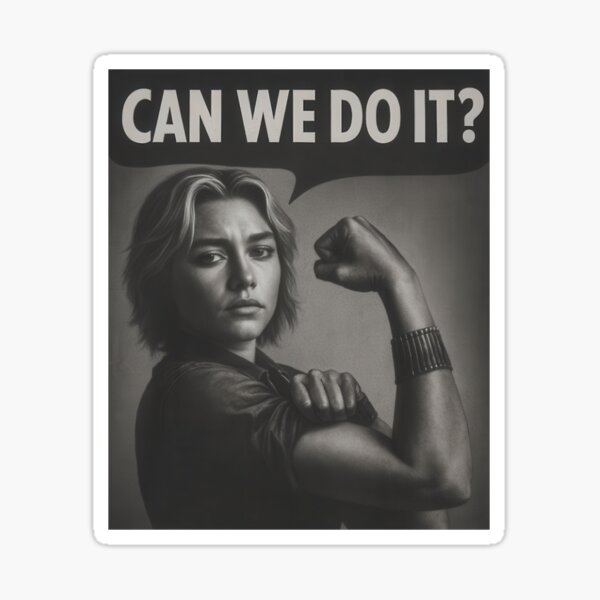 Thunderbolts Yelena Can We Do It Sticker