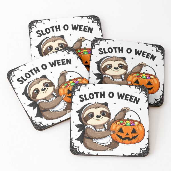Item preview, sloth o ween girl barmaid cute sloth cartoon design designed and sold by SmashingDeals.