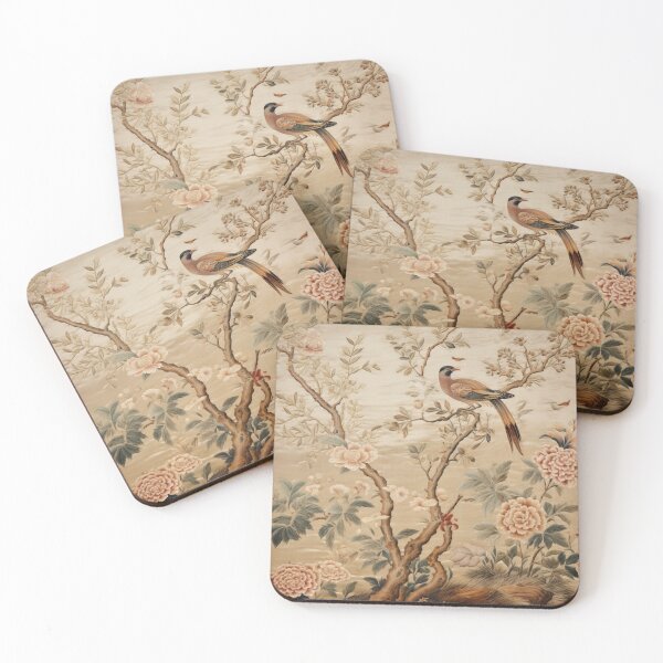 Item preview, Silk  Floral Branches Bird Carpet designed and sold by GrinGalore.