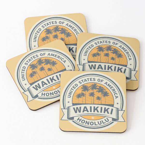 Item preview, Waikiki, Honolulu, Hawaii, USA designed and sold by studio838.