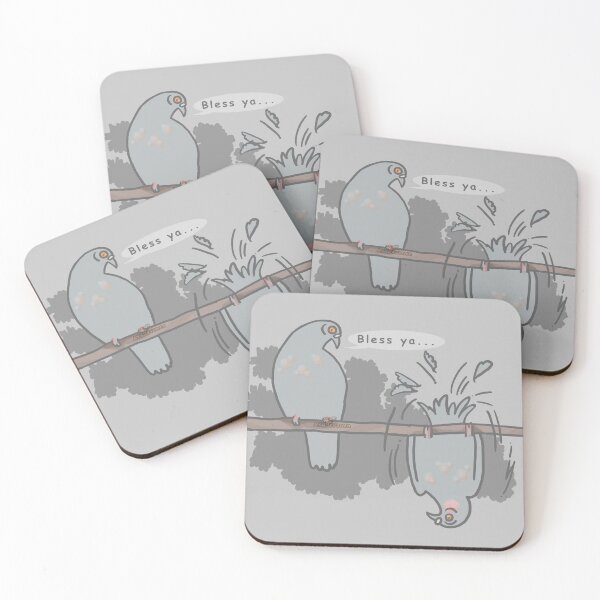Item preview, Pigeon Sneeze With Power! Painting designed and sold by AK-Hevonen.