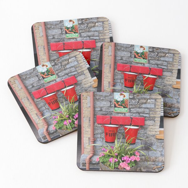 Item preview, Fire Buckets on a Steam railway station platform designed and sold by John Gilham - Landscape Photography.