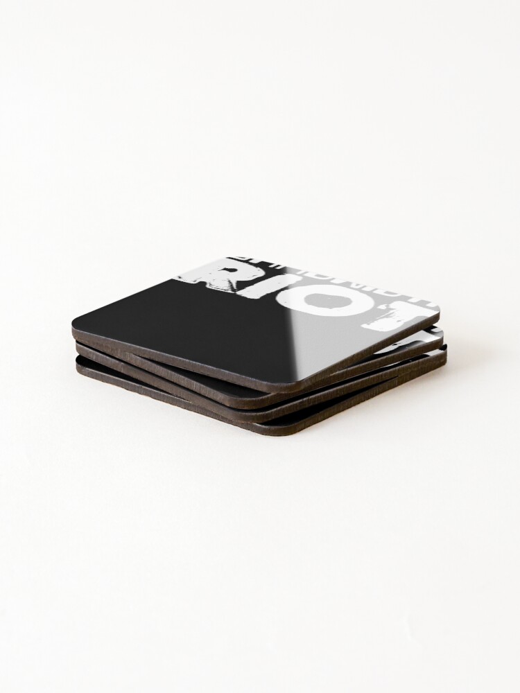 Thumbnail 4 of 5, Coasters (Set of 4), Bandwidth Riot designed and sold by PuddlesGage.