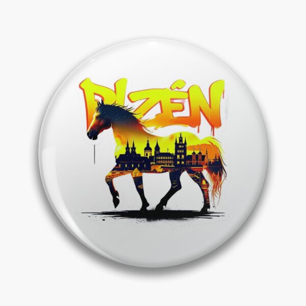 Item preview, Plzeň Horse Sticker – Premium Reloaded Gift Edition designed and sold by Imaginarium of Chaos falcon88 .