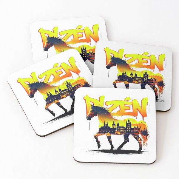 Item preview, Plzeň Horse Sticker – Premium Reloaded Gift Edition designed and sold by Imaginarium of Chaos falcon88 .