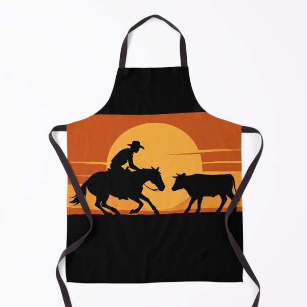Item preview, Cutting horse - retro sunset designed and sold by DamioPolArt.