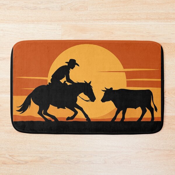 Item preview, Cutting horse - retro sunset designed and sold by DamioPolArt.