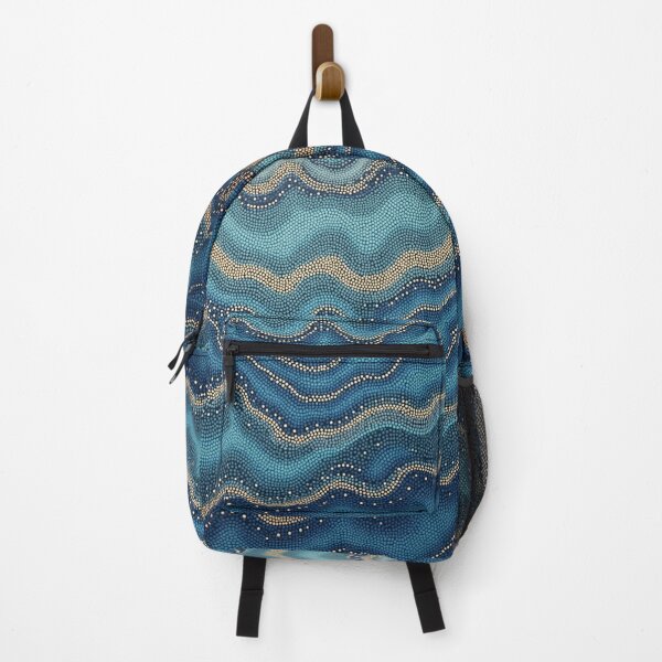 Item preview, Aboriginal Inspired Dot Art - Beach Waves designed and sold by GrinGalore.
