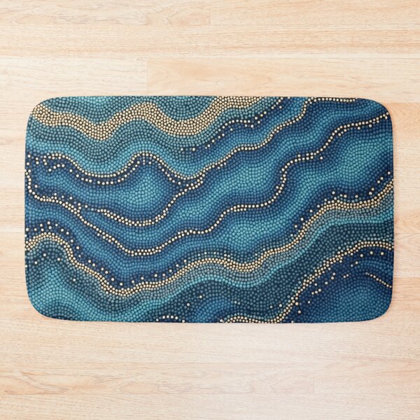 Item preview, Aboriginal Inspired Dot Art - Beach Waves designed and sold by GrinGalore.